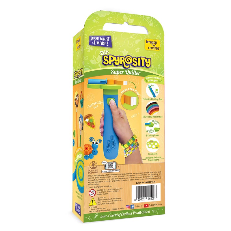 Quill On Spyrosity Super Quiller with Electric Quilling Tool | Paper Quilling Kit | Crafts for Girls Ages 8-12 | Craft Kit |Craft Kit for Kids | Birthday Gift for 8,9,10,11,12 Year Old Girls and Boys - Image 5